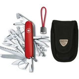 1.6795 - Navaja Suiza Victorinox Swisschamp + Funda + Cordón