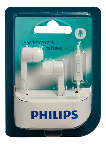 Auricular Philips She1405 In Ear Con Micrófono Manos Libres