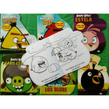  Angry Birds Para Leer Y Pintar (ideal Para Souvenirs)