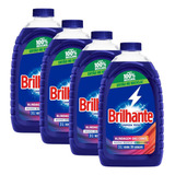 Kit 4 Sabão Líquido Brilhante Limpeza Total 3l Cada