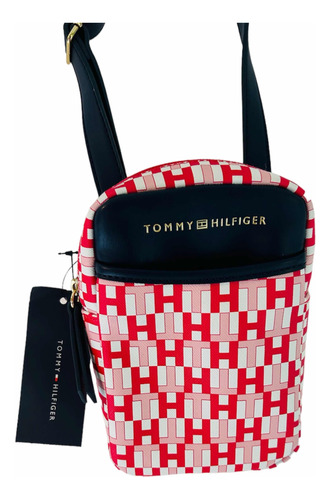 Bandolera Porta Celular Tommy Hilfiger Original Con Etiqueta