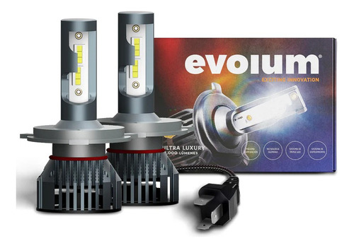 Kit Focos Led  Evolum Ultra Luxury Auto 14,00lm Hiperled