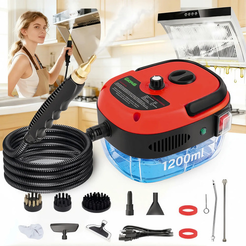 Limpador A Vapor 2500w Vaporizador Alta Temperatura Portátil