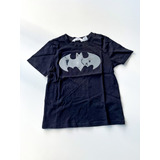 Remera H&m Negro Batman Talle 4-6 Años No Cheeky No Polo 