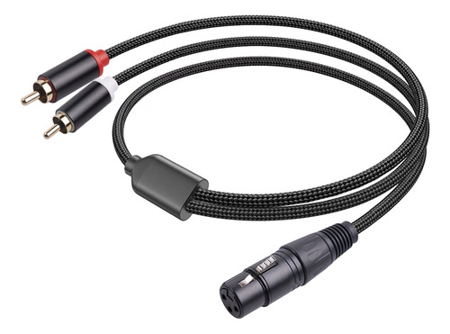 Cable Divisor M73 Pin Xlr Hembra A Dual Rca Macho Y, Mezclad