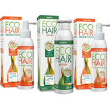 Combo Eco Hair Tratamiento Caida Shampoo + 2 Lociones Spray
