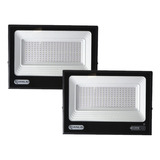 Reflector Luz Led Ultravioleta Exterior  Ip65 100w 2 Piezas 