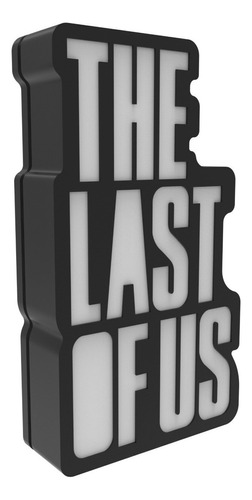 Letreiro Placa The Last Of Us Peça Decoração Quarto Gamer