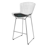 Silla Banqueta Alta Bertoia + Almohadon - Ideal Barras O Desayunadores !!