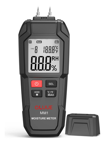 Qluue Medidor De Humedad Digital, Detector De Fugas De Agua