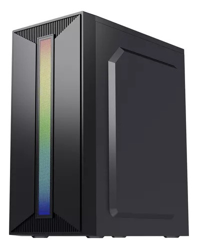 Gabinete Gamer Bg-042 Mini Blaze Preto Bluecase - Led Rgb