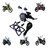 Soporte Celular Para Moto (espejo)con Cargador Usb Universal