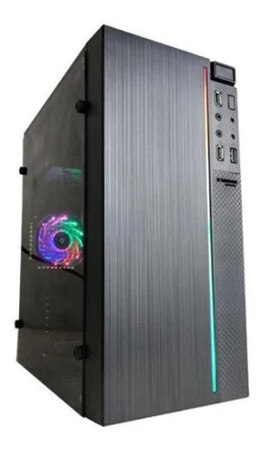 Gabinete Gamer Pixxo Cg265LG Led Rgb Lateral Acrílico