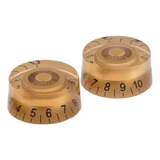 Knob Botao Dourado Guitarra Les Paul Sg 2 Unidades 