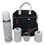 Set Premium 2 - T Blanco + Mate + 350 + Latas + Bolso - Fdn