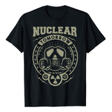 Playera Fallout Nuclear, Camiseta Juego Video Postapocalísis