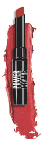 Idi Make Up Labial Power Matte Hipoalergenico Acabado Mate Color 04 Inca Red