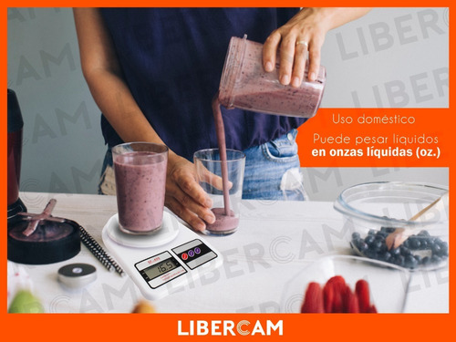 Balanza Alimentos Cocina Digital Hasta 10 Kg Alta Precision