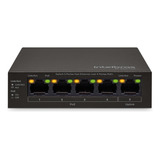 Switch 5p 10/100 Fast Com 4p Poe Intelbras Sf500poe