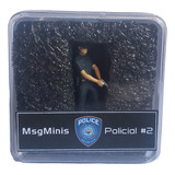 Hot Wheels Miniatura Policial #2 P/ Diorama Hw