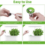 121 Pcs Seed Pod Kit For Aerogarden, Hydroponics Garden Acce