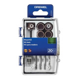 Kit Para Madera 20 Accesorios Dremel 733