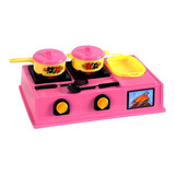 Brinquedo Kit Cozinha Fogão Cooktop C/ Panelinhas Diverplas Cor Sortido