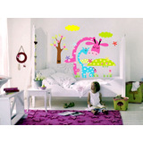 Vinilo Pared Infantiles Animales Jirafas Wall Stickers