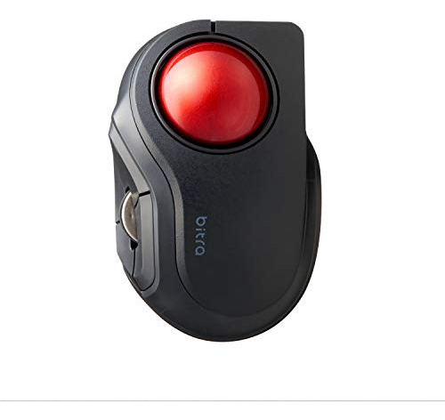 Ratón Trackball Bluetooth Elecom, Control Por Dedo, Tamaño