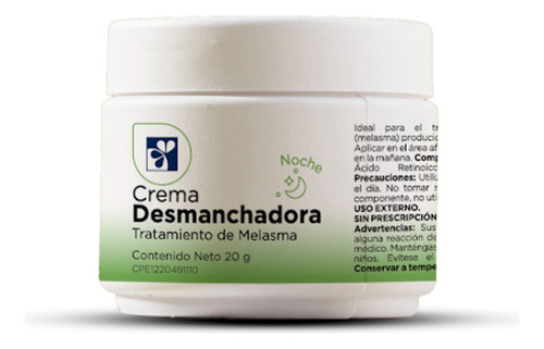 Crema Desmanchadora Manchas - g a $44900