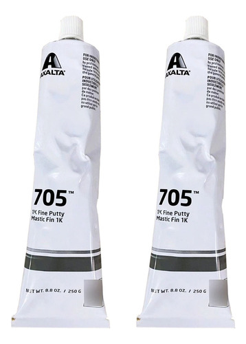 2 Pcs 705 1k Masilla Putty Ultrafina De Un Componente Axalta