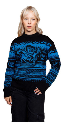 Sweater Harry Potter Ravenclaw Wisdom This Is Feliz Navidad