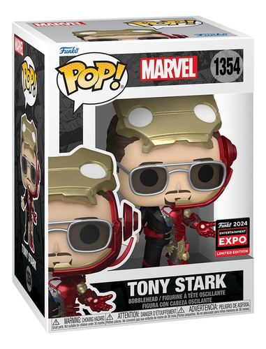 Funko Pop Tony Stark #1354 Enterta Expo 2024 Marvel Iron Man