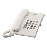 Telefono Alambrico Panasonic Ts500mew Para 1 Linea 1 Pieza