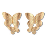 Aretes Grandes / Largos De Mariposa - En Tendencia