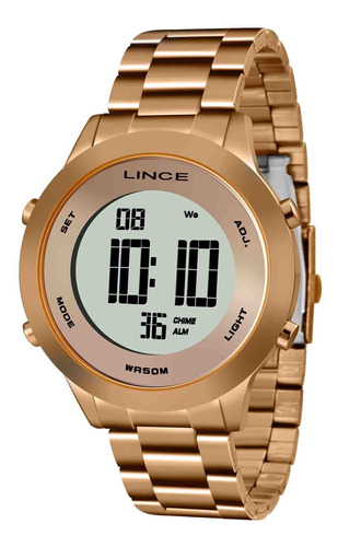 Relógio Lince Feminino Sdrh037l Bxrx Dourado Rosê - Refinado