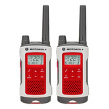 Radios Para Emergencias Color Blanco Con Rojo 2pzs Motorola