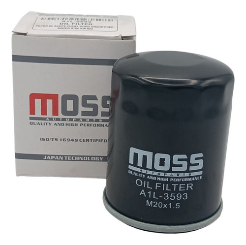 Filtro Aceite Compatible Tiggo Grand Tiger Bt50 Kia Rio Moss Foto 3