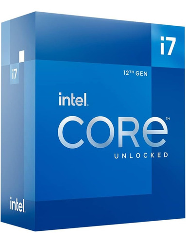 Procesador De Pc Intel I7 12º Gen,12 Cores(8p + 4e), 5.0 Ghz