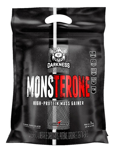 Massa Monsterone 3kg Hipercalórico Darkness Integralmedica