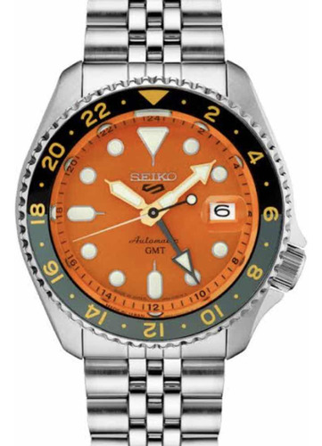 Lindo Relógio Masculino Seiko 5 Sports Gmt Skx Ssk005