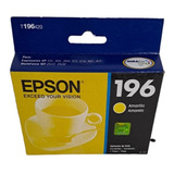  Epson 196 T196420 Amarillo Xp401 411 Wf-2 2512 2532 Oiginal