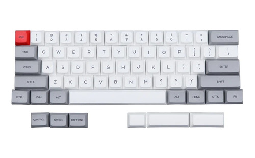 Keycaps Skyloong 60% Blanco De Pbt