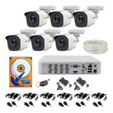 Kit Video Vigilancia Epcom 6 Cámaras 1080p 100 Mts Utp / 2tb