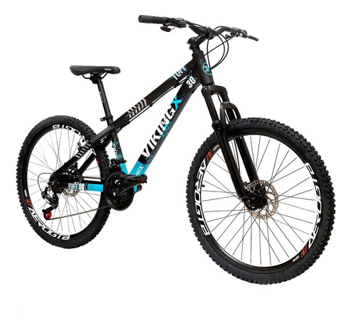 Bicicleta Mtb Vikingx Tuff 30 Cambio Importado Varias Cores