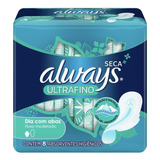 Absorvente Always Active Ultrafino Com Abas - 8 Unidades