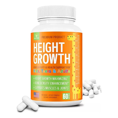 Height Growth Suplemento Para El Crecimiento 60 Capsulas Sin Sabor | MercadoLibre