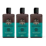 Kit 3x Shampoo Para Barba 120ml - Calico Jack - Don Alcides