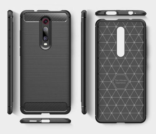 Funda Tpu Antigolpes Fiber Carbon Para Xiaomi Mi 9t 9t Pro