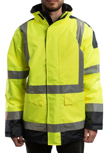 Campera Impermeable Con Reflectivos Delta Plus Easyview